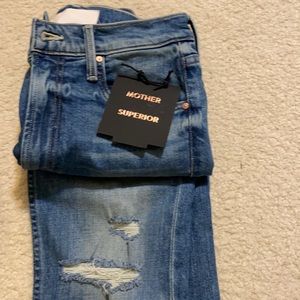 Mother jeans high waisted rider ankle jeans size 27